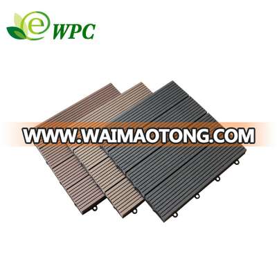 Quicklly installation interlocking dekcing tiles,wpc diy tiles,outdoor decking tiles for sale